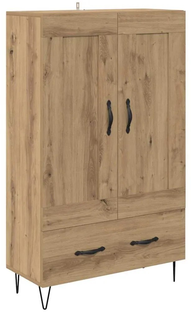 vidaXL Highboard Artisan Oak 69,5 x 31 x 115 εκ. Επεξεργασμένο ξύλο
