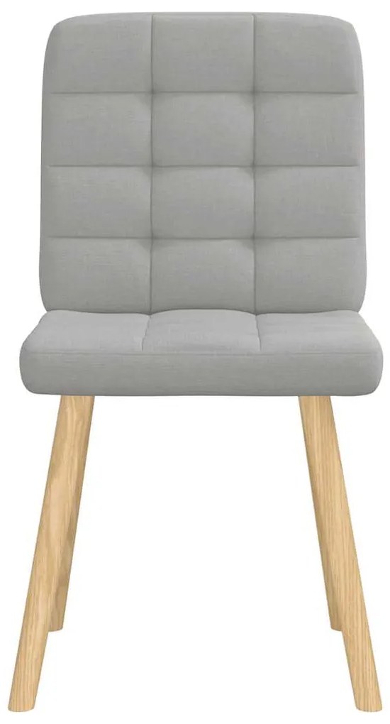 vidaXL Καρέκλες τραπεζαρίας 6 τεμ Cloud Grey Fabric