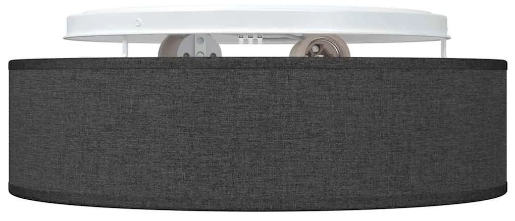 vidaXL Λάμπα Οροφής Μαύρο 38 x 13.5 εκ. ύφασμα