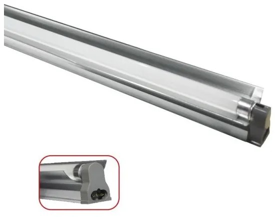 Σκαφάκι Γραμμικό Φωτιστικό G5 28W IP20 GNT528MLF Aca-GNT528MLF-Ασημί GNT528MLF
