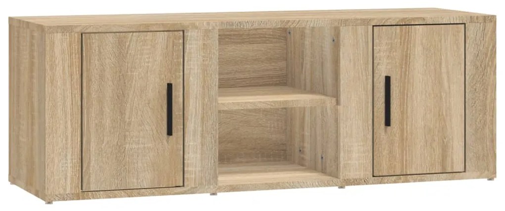 vidaXL Έπιπλο Τηλεόρασης Sonoma Δρυς 100x31,5x35 εκ. Επεξ. Ξύλο