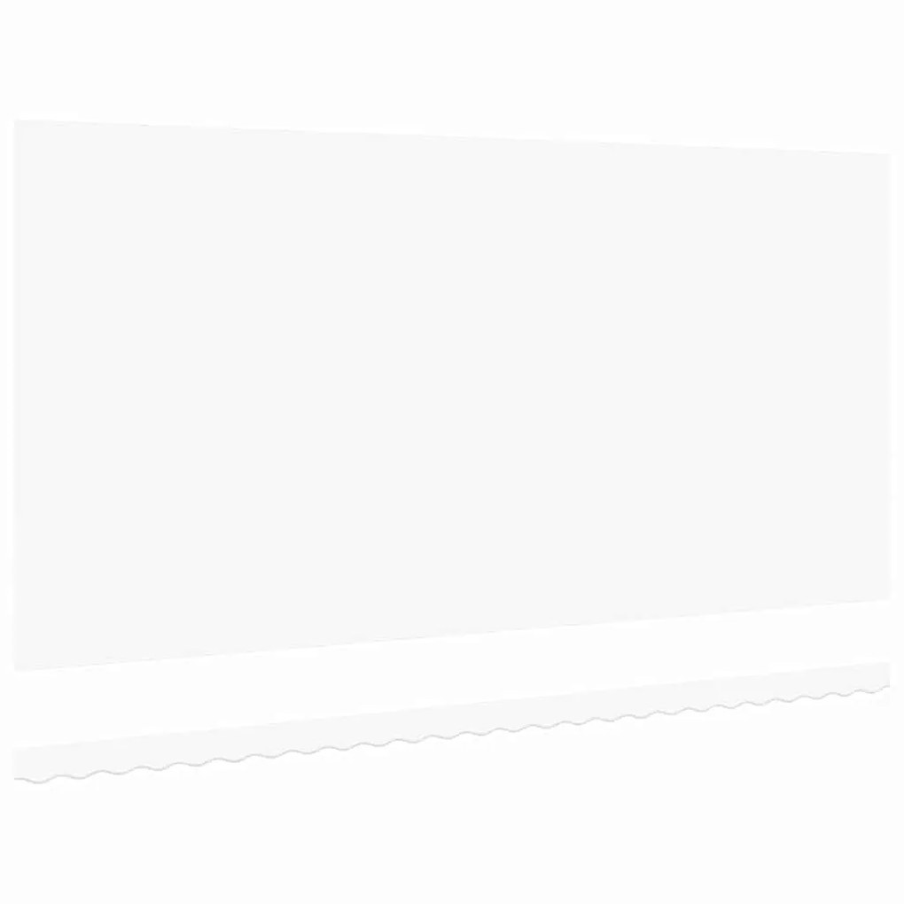 vidaXL Ύφασμα αντικατάστασης τέντας Λευκό 600 x 300 εκ Καραβόπανο