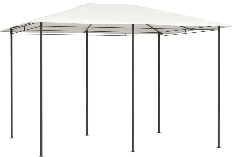 vidaXL Κιόσκι Κρεμ 3 x 4 x 2,6 μ. 160 γρ./μ²