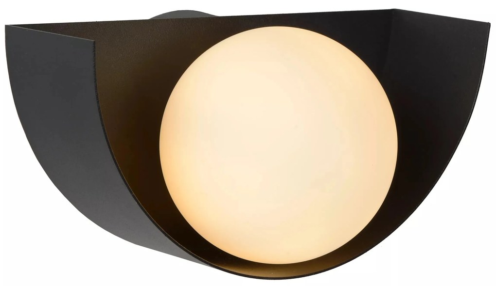 Φωτιστικό Επίτοιχο Lucide 45201-01-30 BENNI Μαύρο Ματ (Black Mat)|Λευκό (White)