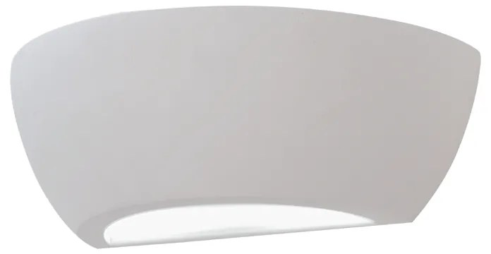 InLight Επιτοίχιο φωτιστικό λευκό από γύψο 1XE14 D:30cm 43345