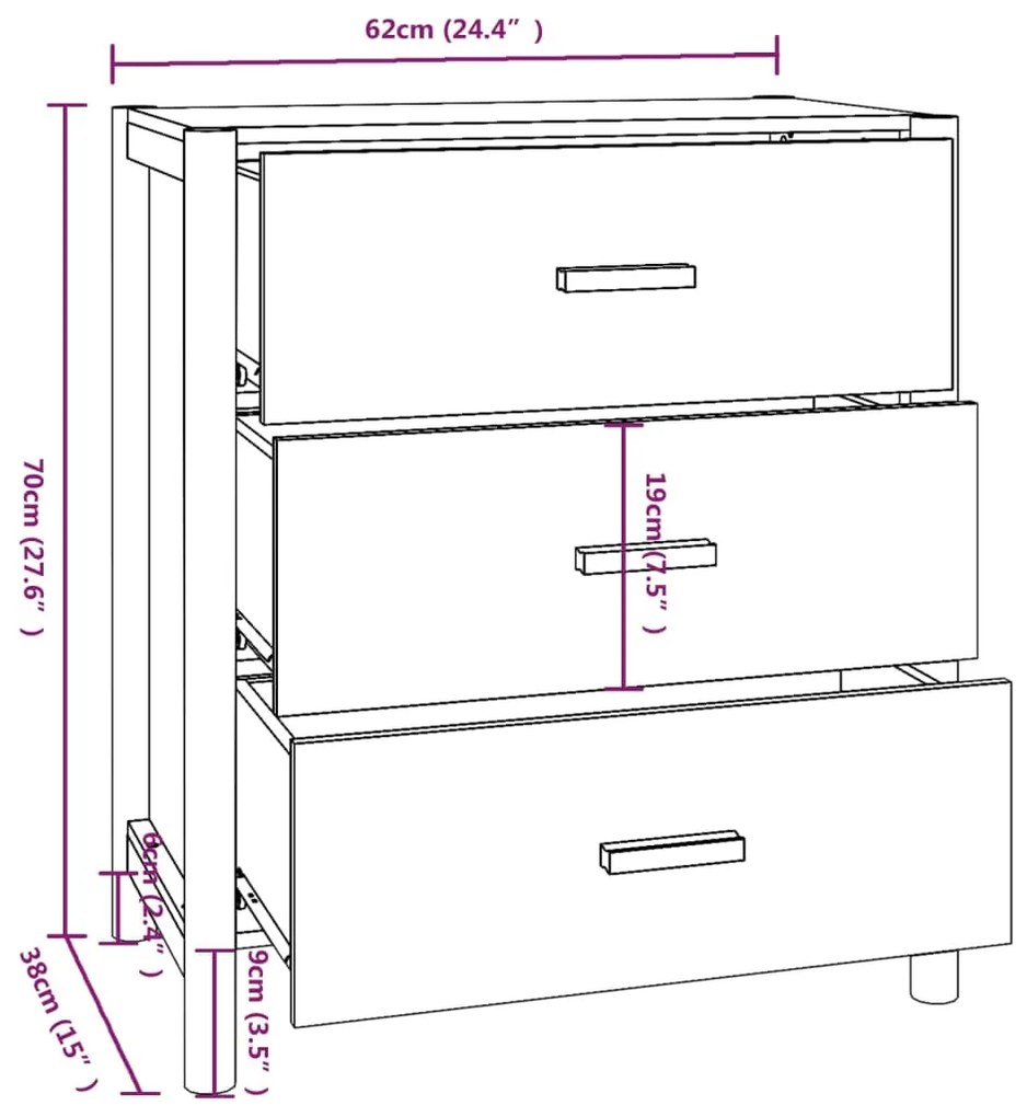 ΝΤΟΥΛΑΠΙ ΛΕΥΚΟ 62 X 38 X 70 ΕΚ. ΑΠΟ ΕΠΕΞΕΡΓΑΣΜΕΝΟ ΞΥΛΟ 345672