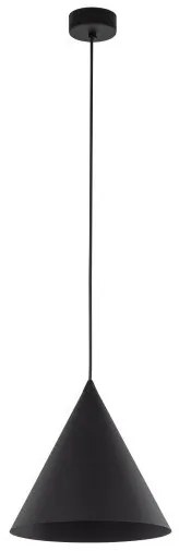 Κρεμαστό Φωτιστικό Οροφής 1xE27 Φ25cm Cono TK Lighting-6630-Μαύρο 6630