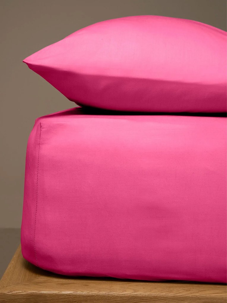 Κατωσέντονο Menta με λάστιχο 9 Fuchsia Ημίδιπλο (120x200+25)