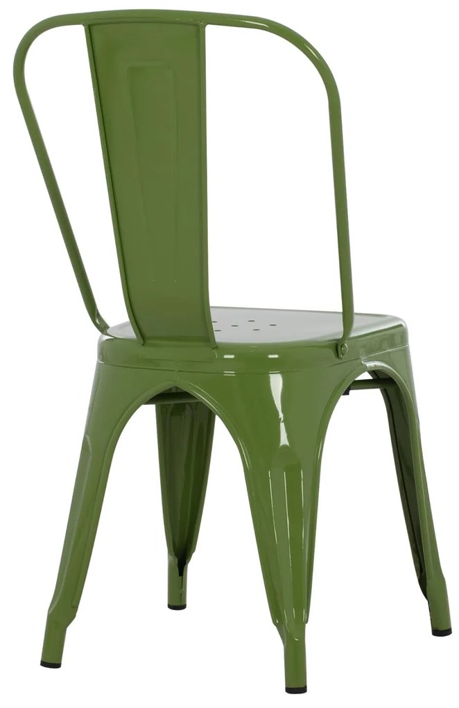 Καρέκλα Μεταλλική Melita-Pro Light Olive Green 44x47x84,5Υ εκ. 44x47x84.5 εκ.