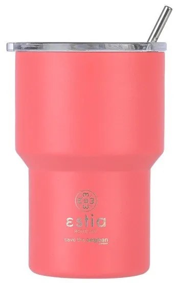 ESTIA ΘΕΡΜΟΣ MUG LITE SAVE THE AEGEAN 400ml FUSION CORAL