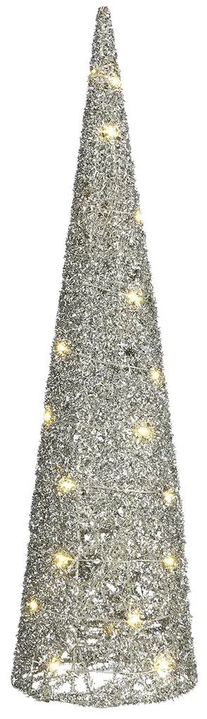 Χριστουγεννιάτικο Δεντράκι Με Led (Φ16) Edelman Cone Silver 1162502
