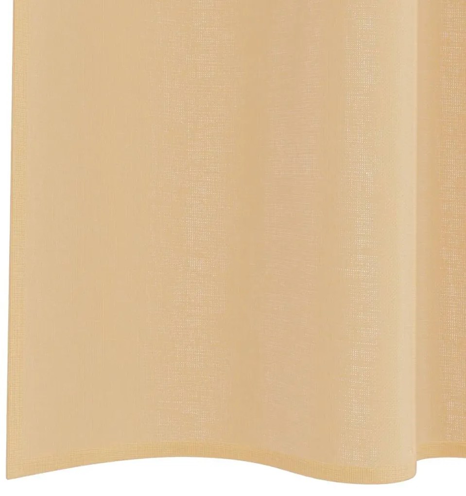 vidaXL Κουρτίνες Voile με βρόχους 2 τεμάχια Άμμος 140x245 cm