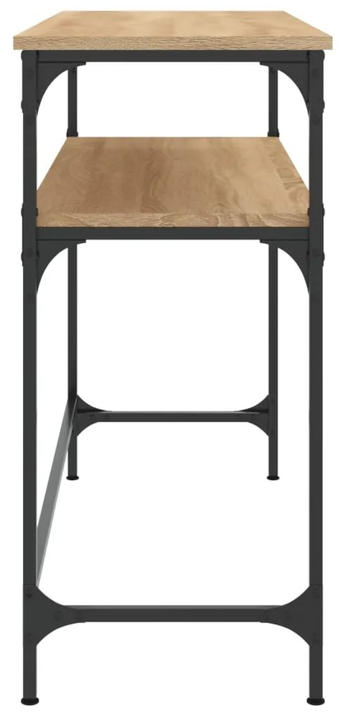 vidaXL Τραπέζι Κονσόλα Sonoma Δρυς 100x35,5x75 εκ. Επεξεργασμένο Ξύλο