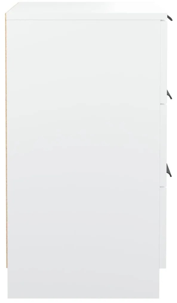 vidaXL Κομοδίνο Λευκό 40 x 36 x 65 εκ.