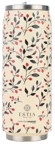 Estia Θερμός Travel Cup Save The Aegean 500ml Bloom Beige 01-31213