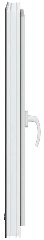 vidaXL Παράθυρο Υπογείου "RISOR" 60x80 εκ. Ανακλινόμενο & Περιστρεφόμενο DIN Αριστερό Ανθρακί