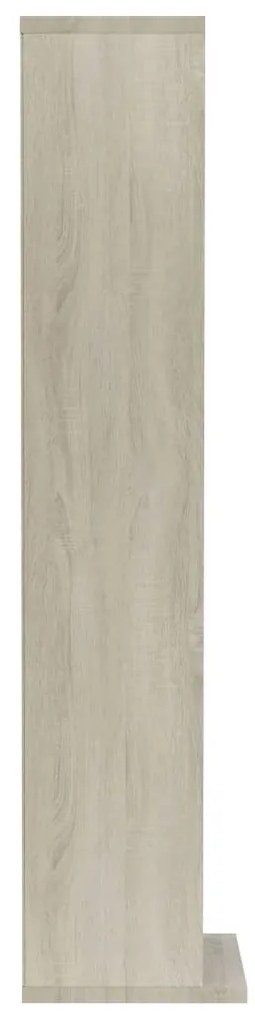 vidaXL Έπιπλο για CD Sonoma Δρυς 21 x 20 x 88 εκ. Επεξεργασμένο Ξύλο
