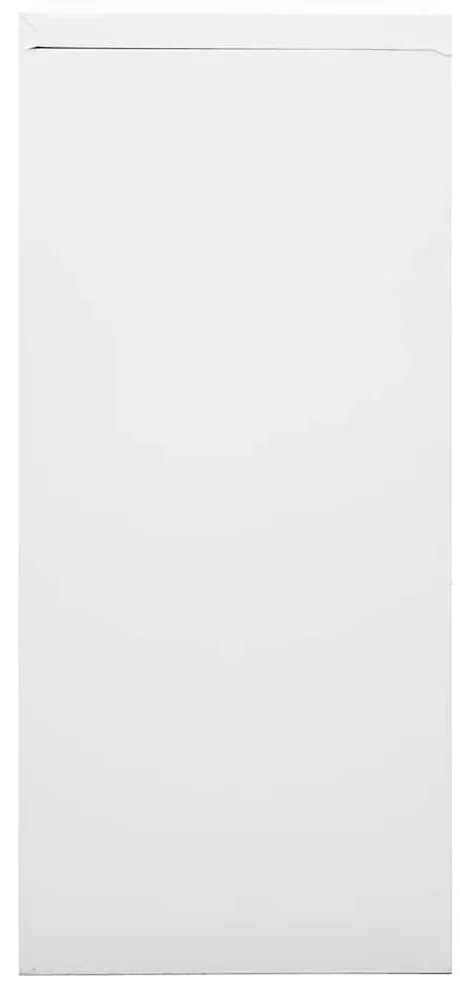 vidaXL Ντουλάπι με Συρόμενη Πόρτα Γκρι 90 x 40 x 90 εκ. Ατσάλινο