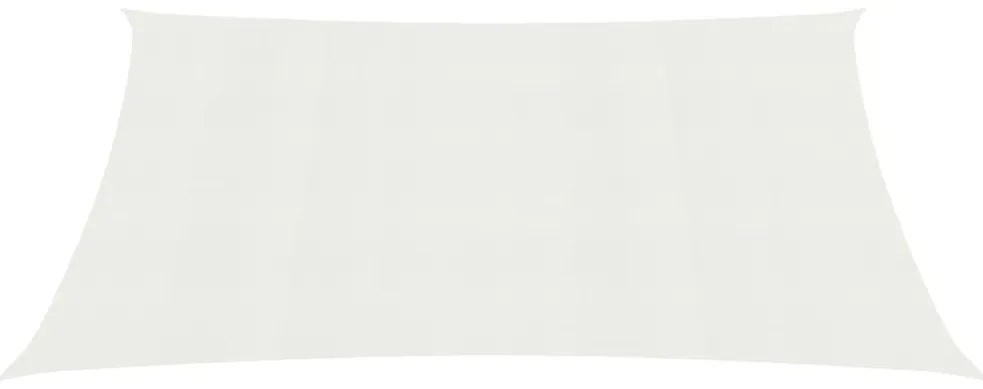 vidaXL Πανί Σκίασης Λευκό 3 x 6 μ. από HDPE 160 γρ./μ²