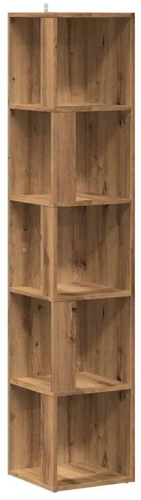 vidaXL Γωνιακό ντουλάπι Artisan Oak 33x33x165 cm Κατασκευασμένο ξύλο