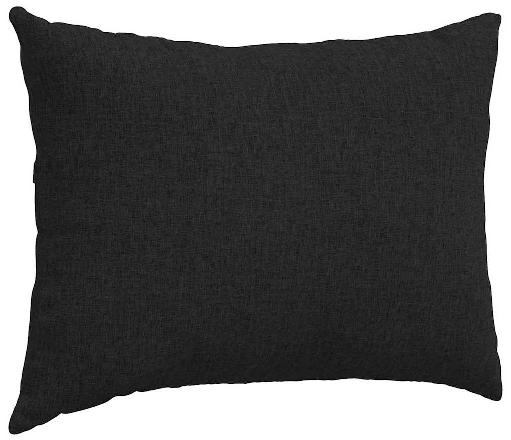 vidaXL Μαξιλάρι Καναπέ 2 pcs Μαύρο 70 x 50 cm ύφασμα