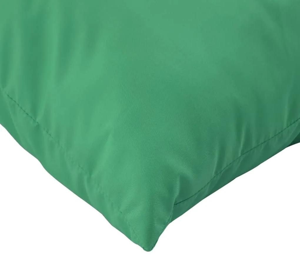 Μαξιλάρια Παλέτας 2 τεμ. Πράσινα Υφασμάτινα - Πράσινο