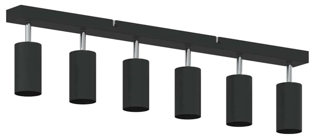 vidaXL Σποτ οροφής Μαύρο 73 x 5.5 x 16.5 εκ Ατσάλι