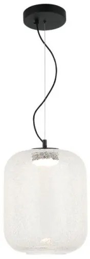 Κρεμαστό Φωτιστικό Οροφής LED 13W Γυαλί Φ23cm Kiva Viokef 4318600 Διάφανο
