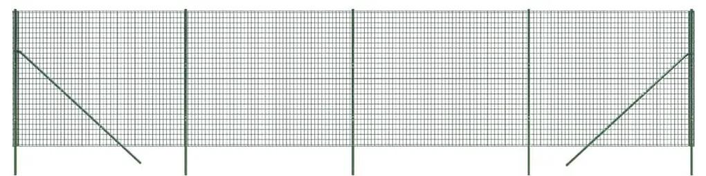 Συρματόπλεγμα Περίφραξης Πράσινο 1,8x10 μ. Γαλβανισμένο Ατσάλι - Πράσινο