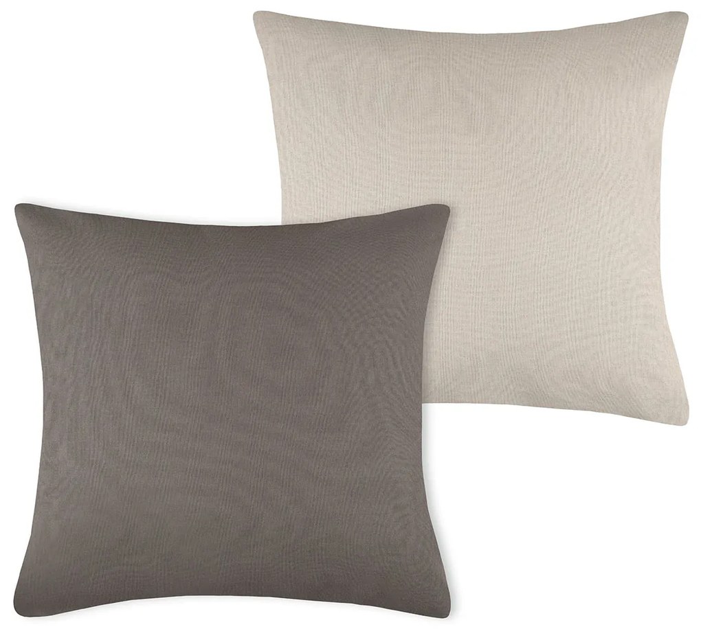 Διακοσμητικό Μαξιλάρι 2 Όψεων (50x50) S-F Duo Taupe/Lin C11490314