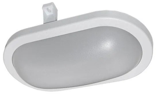 Χελώνα Φωτιστικό Τοίχου Οβάλ LED 10W 4000K IP64 Λευκή 21-1701010 Lumen-21-1701010-Λευκό 21-1701010