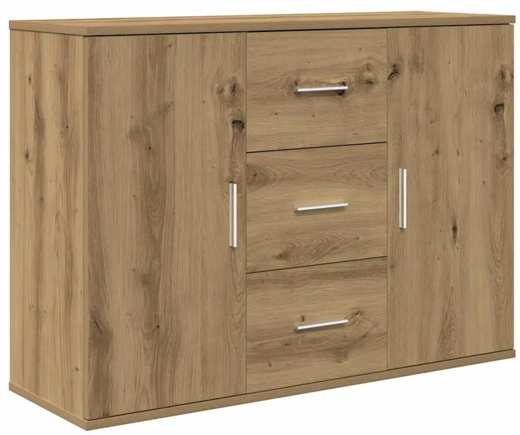 vidaXL Ντουλάπι Αρτισιανή Δρυς 90x29,5x65 εκ. από Επεξεργασμένο Ξύλο