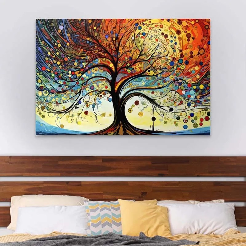 Πίνακας σε καμβά \&quot;Dream Tree\&quot; Megapap ψηφιακής εκτύπωσης 125x80x3εκ. - GP033-0152