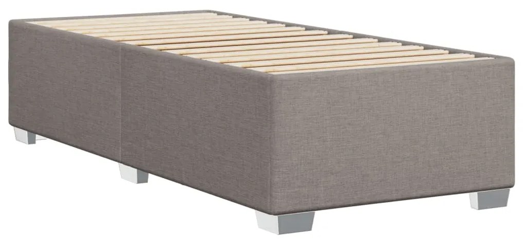 ΚΡΕΒΑΤΙ BOXSPRING ΜΕ ΣΤΡΩΜΑ TAUPE 80X200 ΕΚ. ΥΦΑΣΜΑΤΙΝΟ 3288012