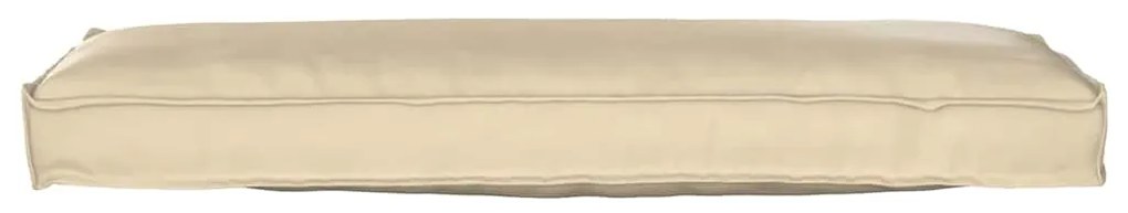 vidaXL Σετ Μαξιλαριών Πάγου 2 pcs Μπεζ 120 x 40 x 8 εκ Ύφασμα Οξφόρδης