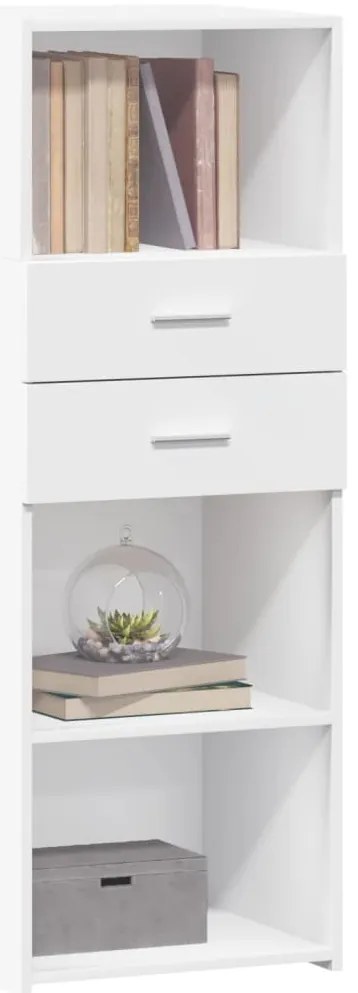 vidaXL Ντουλάπι Λευκό 45x42,5x124 εκ. από Επεξεργασμένο Ξύλο