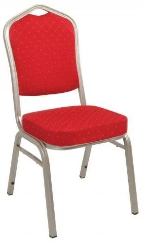 HILTON Καρέκλα Μεταλλική Light Gold/Ύφ.Κόκκιν 46x54x93cm ΕΜ513,5