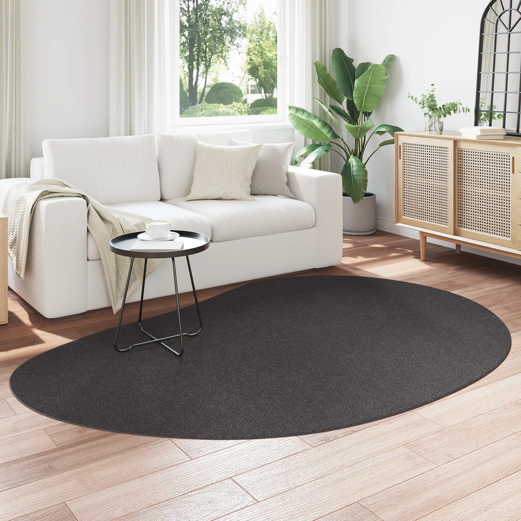 vidaXL Χαλί Ανθρακί 160 x 230 cm Βαμβάκι