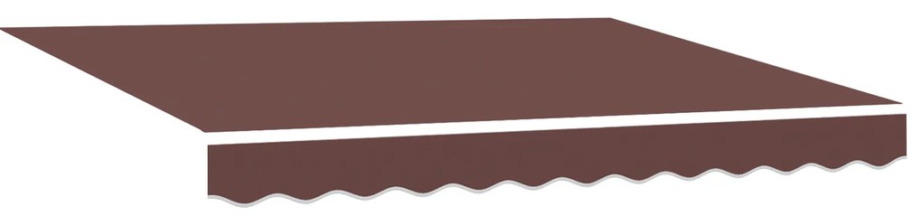vidaXL Σκηνίτσα Αναδιπλούμενη Καφέ 350 x 200 cm Πολυεστέρας, Αλουμίνιο