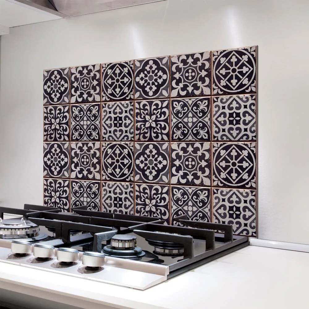 Πλάτη προστασίας τοίχου εστιών κουζίνας Tiles Azulejos L