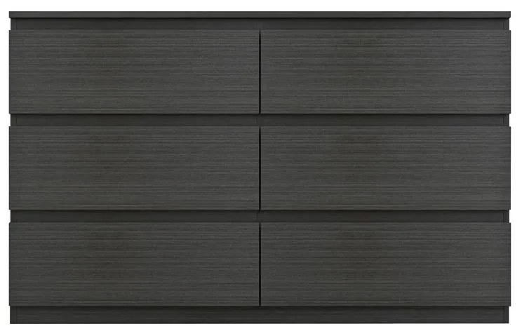 Συρταριέρα Cindy 6 συρταριών wenge 120x40x75εκ 120x40x75 εκ.