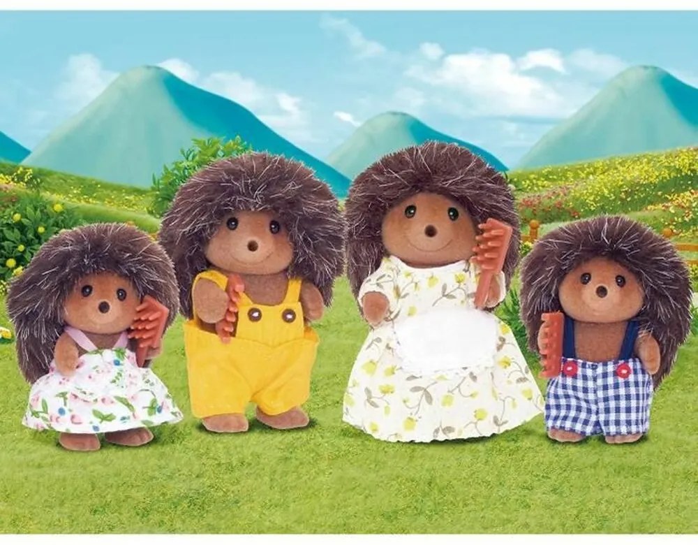 Σετ Κούκλες   Sylvanian Families 4018 Family Herisson 4 Τεμάχια