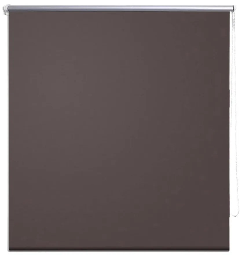 vidaXL Ρόλερ Σκίασης Blackout Καφέ 100 x 175 cm