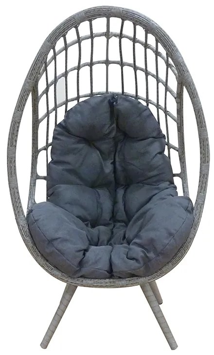 NEST32 JUNIOR ΑΝΘΡΑΚΙ 80Χ68Χ138εκ. ΠΟΛΥΘΡΟΝΑ ΜΕΤΑΛΛΙΚΗ