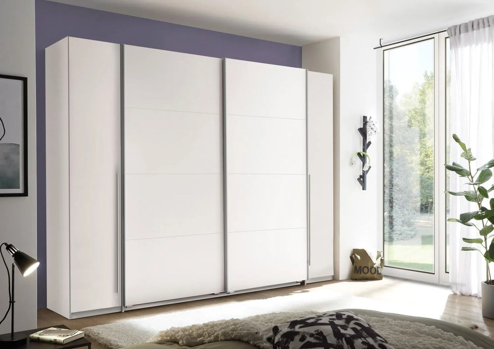 Ντουλάπα Prato 270x210x60cm λευκό
