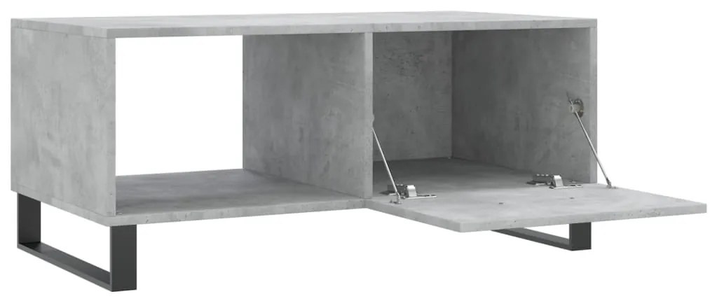 vidaXL Τραπεζάκι Σαλονιού Γκρι Σκυρ. 90x50x40 εκ. Επεξεργασμένο Ξύλο