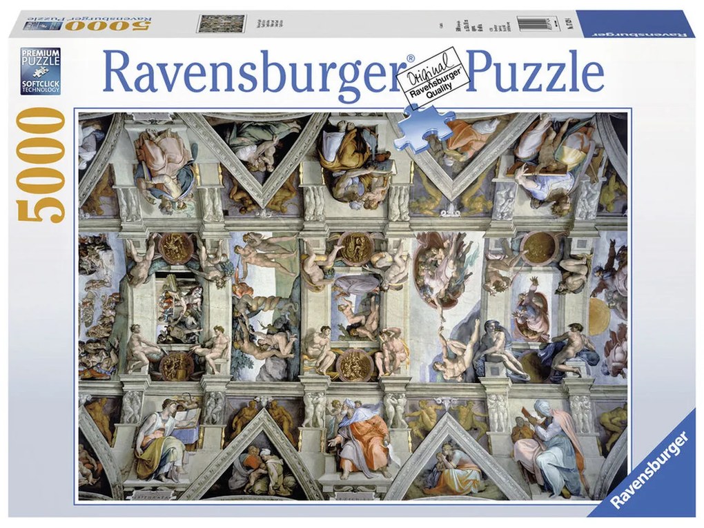 Παζλ Ravensburger 17429 The Sistine Chapel - Michelangelo 5000 Τεμάχια