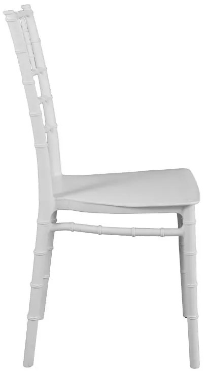 Καρέκλα Tiffany pp σε λευκή απόχρωση 42x40x89εκ 40x40x89 εκ.