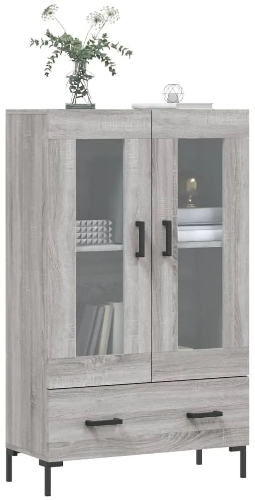 vidaXL Ντουλάπα Γκρι Sonoma 69,5 x 31 x 115 εκ. από Επεξεργασμένο Ξύλο