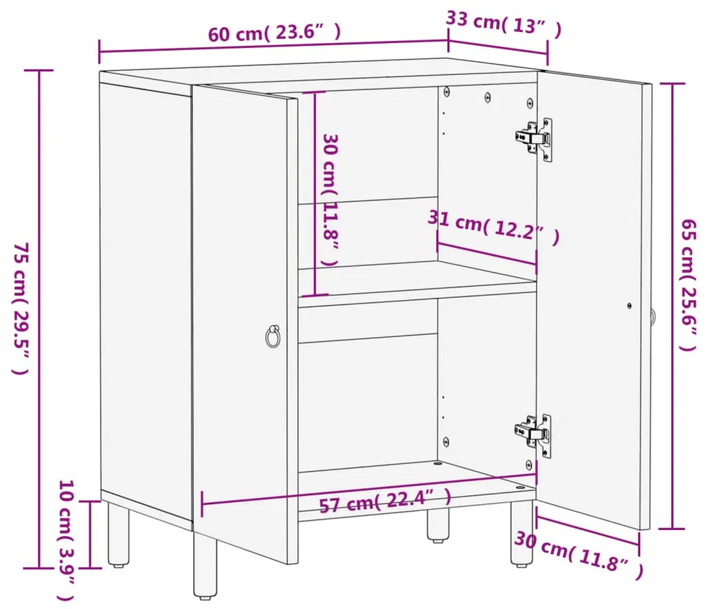 ΒΟΗΘΗΤΙΚΟ ΝΤΟΥΛΑΠΙ 60 X 33 X 75 ΕΚ. ΑΠΟ ΜΑΣΙΦ ΞΥΛΟ ΜΑΝΓΚΟ 358214